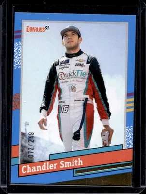 2024 Donruss Chandler Smith Carolina Blue Retro 91 #72/249 - Image 1 of 2