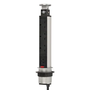 Brennenstuhl Pop-Up Extension Lead Retractable Extension Lead With USB Ports - Picture 1 of 17