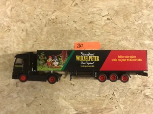 werbetrucks 1:87, Wurzelpeter, Lkw, Miniatur, Sondermodell, Rarität, Selten, H0 - Bild 1 von 1