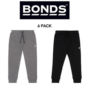 Bonds Kids Fleece Trackie Pants Drop Crotch Styling & Tapered Legs 6 Pack KVRJK - Picture 1 of 8