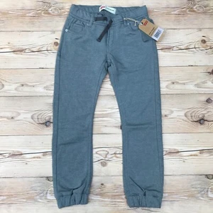 Levi’s Gray Knit Jogger Fleece Elastic Waist Pants Big Boys Size Small - Picture 1 of 12