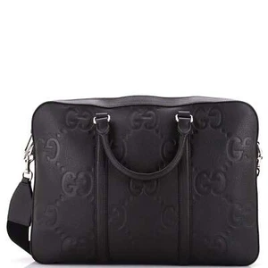 Gucci Convertible Briefcase Jumbo GG Embossed Leather - Picture 1 of 6