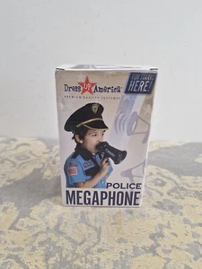 Dress Up America Pretend Play Police Officer's Megaphone Toy with Siren Sound Fo - Picture 1 of 7