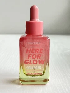 Suero facial de colágeno Sunday Essence Here For Glow 1,69 fl oz nuevo - Imagen 1 de 3