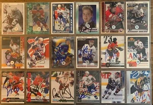 HOCKEY CARDS Mixed - AUTOGRAPHS / SIGNED - 3.95 EACH - FREE DELIVERY - Picture 1 of 10