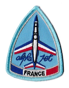 Patche écusson pilote aviation Française France patch tactical thermocollant - Afbeelding 1 van 7