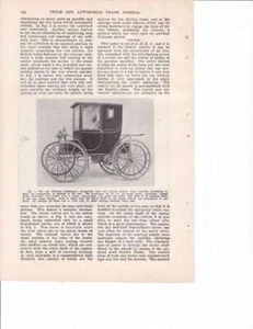 Original 1909 Holsman Gentleman's Automobile / 4 Page Article & Photos - Picture 1 of 1