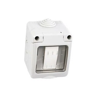 KIT CONTENITORE STAGNO CON INTERRUTTORE UNIPOLARE IP55 - Immagine 1 di 1