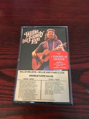 Willie Nelson And family live  - Cassette Tape - 1978 - Image 1 of 4