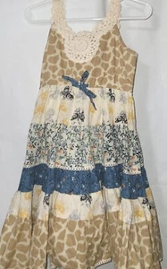 Toddler Girl Cutey Couture Dress Size 2-3Y Sleeveless Multicolor Lined NWT - Picture 1 of 13