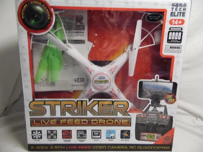 World Tech Toys Striker Live Feed Video Drone w/Two Batteries 3270 - Image 1 of 4
