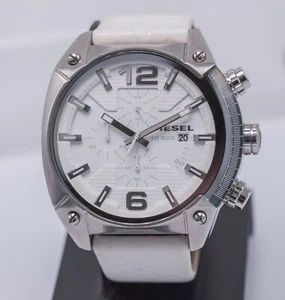 Diesel Overflow DZ-4315 Chronograph Men's Quartz 49mm White Dial Wrist Watch - Picture 1 of 9
