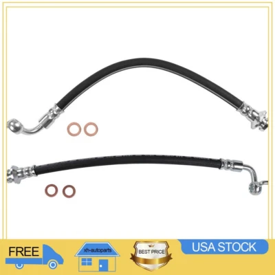 For 2003 2004 2005 2006 2007 Infiniti G35 2X Rear Left Rear Right Brake Hose - Image 1 of 4