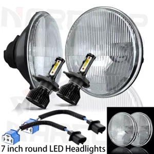 7" inch Round LED Headlight Hi/Lo Beam H4 9003 for Chevy Truck Camaro C10 - Bild 1 von 20