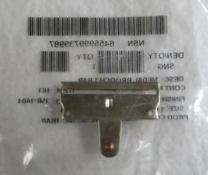 British Full Size:"1-SPACE MEDAL BROOCH BAR" (Firmin Made, in Unopened packet) - Picture 1 of 3