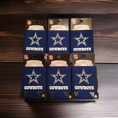 DALLAS COWBOYS NFL KOLDER • Can Koozie • Pack Of 6 OFFICIALLY LICENSED BRAND NEW - Image 1 of 3