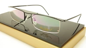 Auténticas gafas Paul Vosheront VT118 C1 negro titanio marco hechas en Italia - Imagen 1 de 9