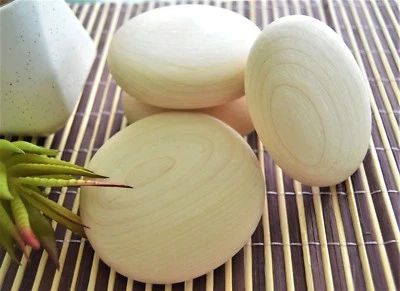 Ciottoli Mandala Rotondi in Legno - Base Mandala a Punti Pronti da Dipingere