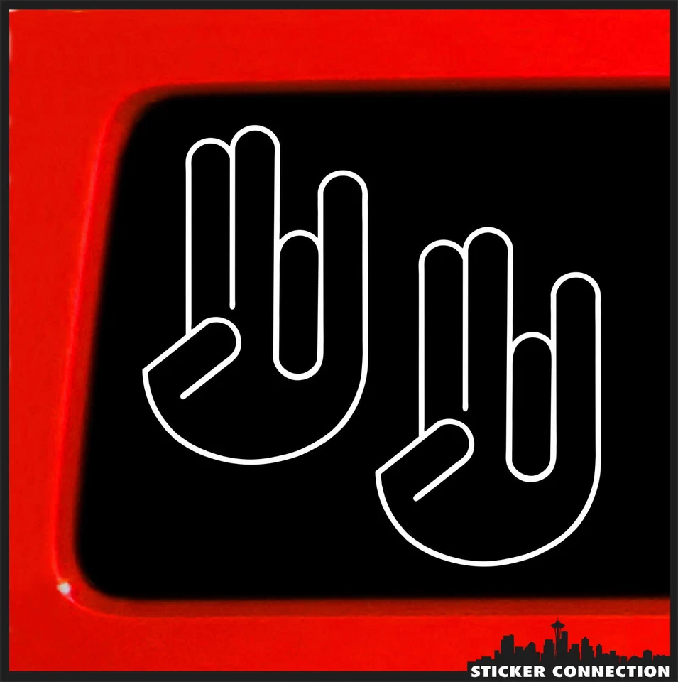 5" Shocker Sticker JDM Pair set of 2 racing import vinyl decal bumper car truck - Image 1 of 4