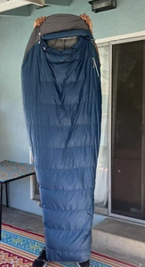 Marmot Ironwood 20 Deg Mummy Lightweight Sleeping Bag - Regular Denim/Steel Onyx - Picture 1 of 24