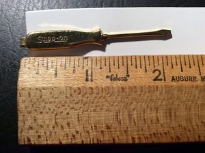 Snap-On Tools: Brass Tie Bar Clip - Screw Driver (DO-1) - Picture 1 of 2
