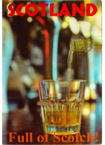 Vidrio de whisky móvil relleno saludos imán de nevera efecto holograma 3D - Imagen 1 de 2