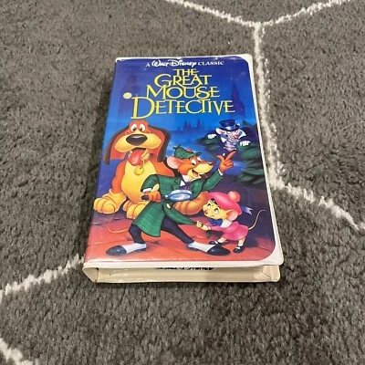 The Great Mouse Detective VHS 1992 Walt Disney Classic Black Diamond Ed 1360 - Image 1 of 4