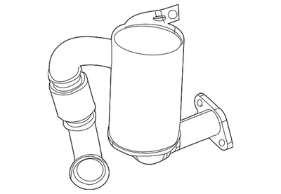 Genuine Volkswagen Tube 1K0-253-120 - Image 1 of 3