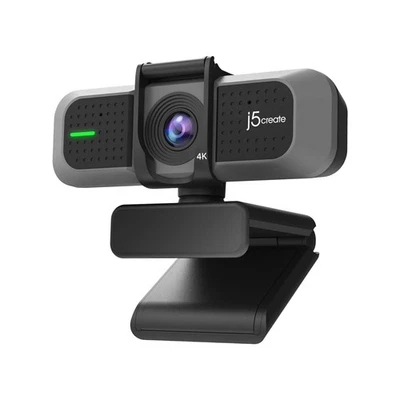 4K Wide Angle Webcam with Microphone/Privacy Cover for Video Conferencing, St... - Image 1 of 4