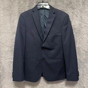 Lauren Ralph Lauren Boys Blazer 16R Blue Plain Double Vented Sport Coat Jacket - Picture 1 of 8