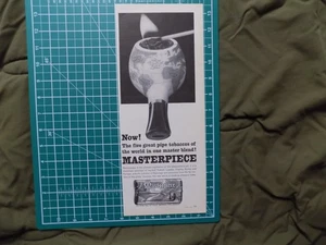 1959/60 PRINT AD MASTERPIECE PIPE TOBACCO 5 GREAT TOBACCO'S - Picture 1 of 1