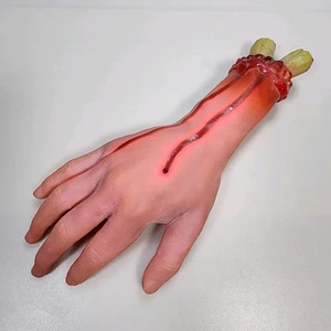 Hand Prop Haunted House Bloody Body Fake Human Arm Hands Decoration - Picture 1 of 5