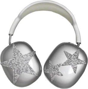 Case Cover for AirPods Max Headphones Glittering gem-Encrusted, Star 1 - Picture 1 of 6
