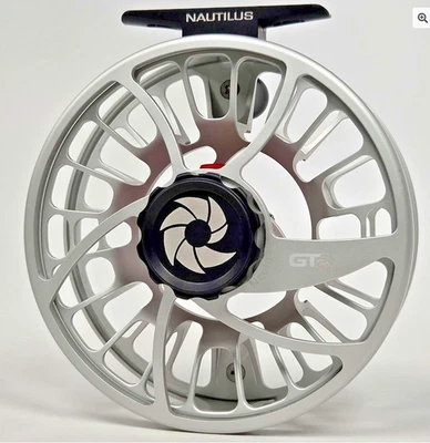 NEW 2025 NAUTILUS GTR 8/9 WEIGHT FLY REEL IN SILVER -FREE US SHIPPING -IN STOCK! - Image 1 of 4