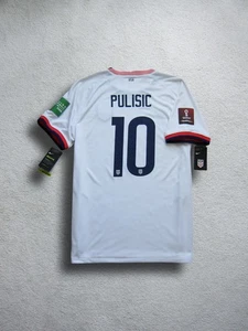Maglia calcio 2021 USA PULISIC maglia calcio Stati Uniti AC Milan *AUTENTICA* - Foto 1 di 16