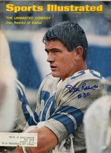 Dan Reeves signiertes Magazin Dallas Cowboys Sports Illustrated 6.11.1967 BAS 50708 - Bild 1 von 2