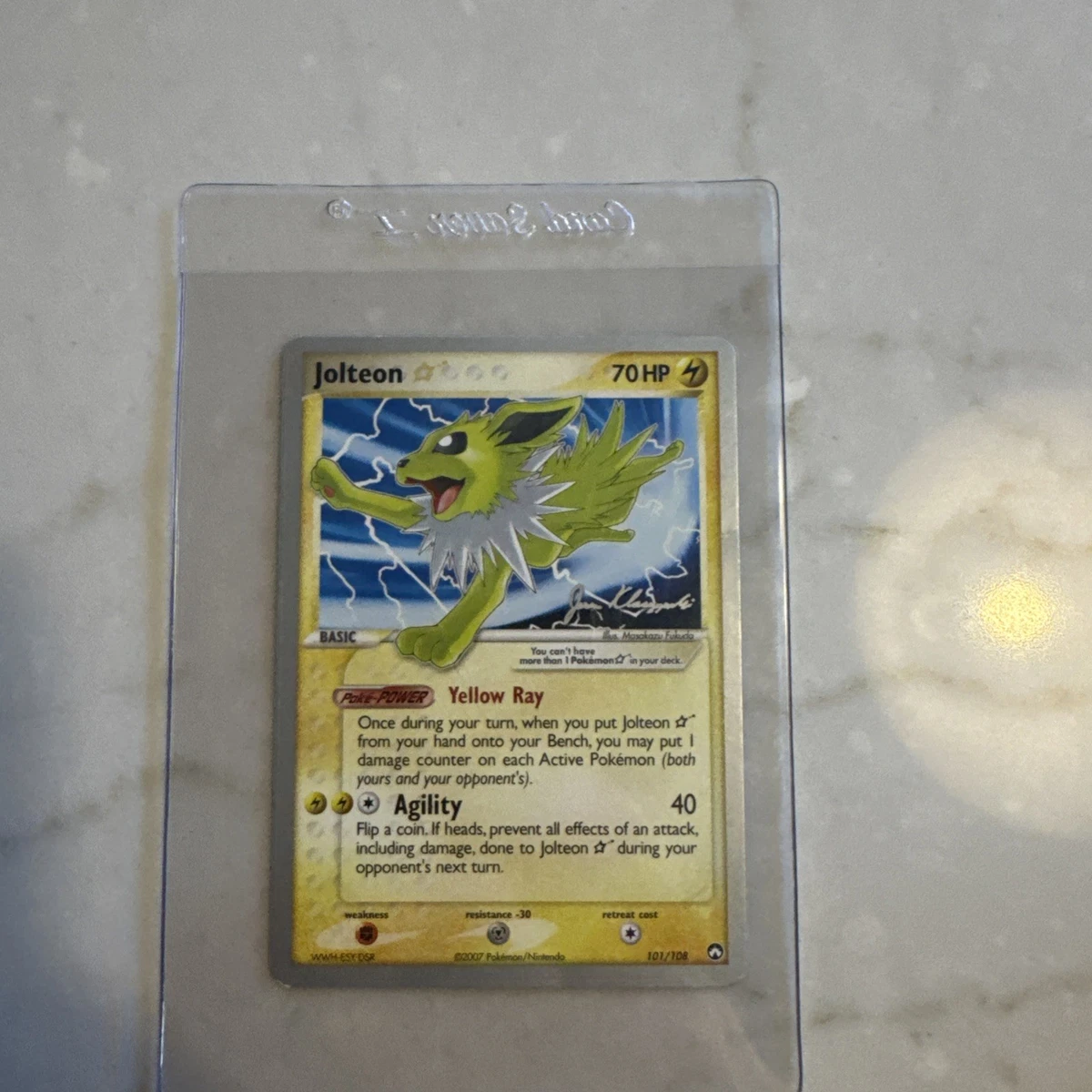 Jolteon Pokémon TCG EX Power Keepers Individual Collectible Card
