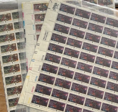 Lot of 3 Contributor to Cause Stamp Sheets: Haym Salomon, Ludington, Poor MNH - Image 1 of 4