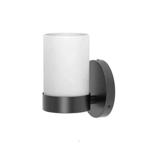 Gatco 1630 Glam 8" Tall Bathroom Sconce - Black - Picture 1 of 2