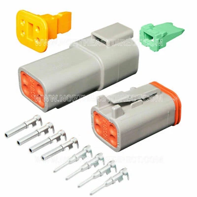 4 Pin Deutsch DT04 waterproof electrical connector