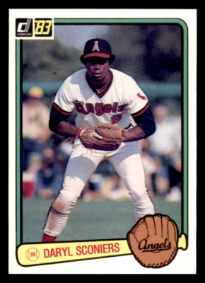 1983 Donruss Daryl Sconiers   Set Break! #141 California Angels - Image 1 of 2