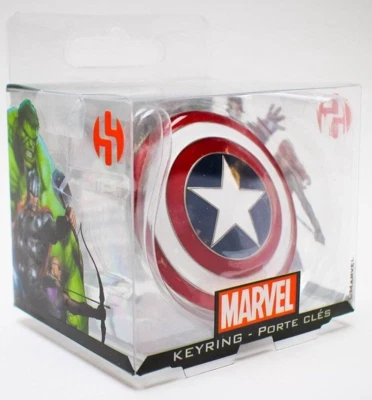 MARVEL Capitán América Escudo Llaveros De Metal - Imagen 1 de 2