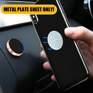2pcs 35mm Metal Plate disk iron sheet for Magnet Mobile Phone Holder Accessories - Photo 1 sur 16