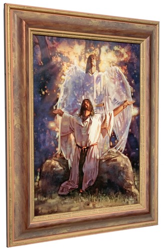 Ron DiCianni IN THE GARDEN Framed CANVAS Jesus Christ Spiritual Art | eBay