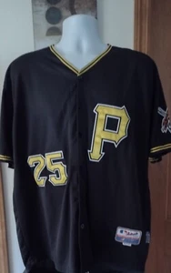 Pittsburgh Pirates Adult Majestic Cool Base Jersey Size 52 Polanco #25 Mens - Picture 1 of 7