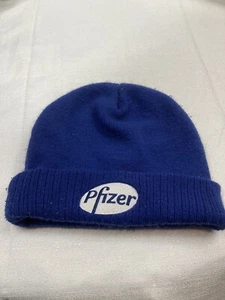 Pfizer Pharmaceuticals Sombrero Tejido Gorro Esquí Nieve Invierno Medias Gorra - Imagen 1 de 5