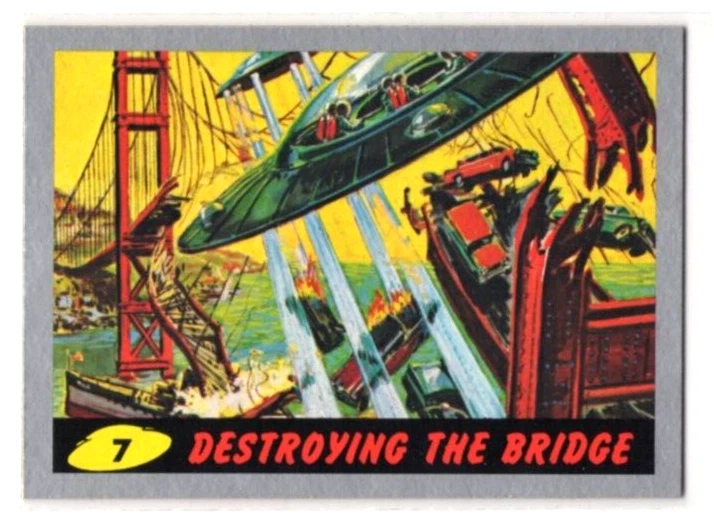 2012 TOPPS MARS ATTACKS HERITAGE 50th Anniversary Silver Parallel Chase Card #7 - Image 1 of 1