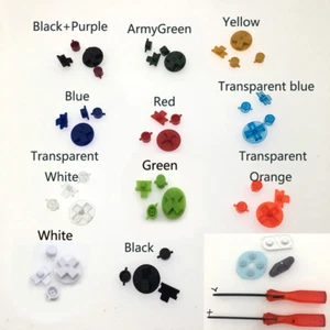 Buttons & Screwdriver Screw driver+Silicon Pads for Nintendo Gameboy Classic GBO - Picture 1 of 15