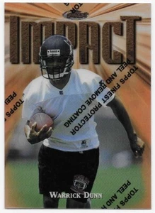 !!!     WARRICK DUNN   TOPPS FINEST  FOOTBALL ROOKIE CARD $$ - Picture 1 of 1