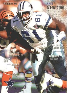 1995 Fleer #97 Nate Newton - NM-MT